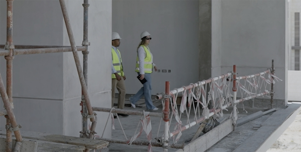 Luxury home renovation under construction in Dubai with modern interior design and bespoke architectural detailing