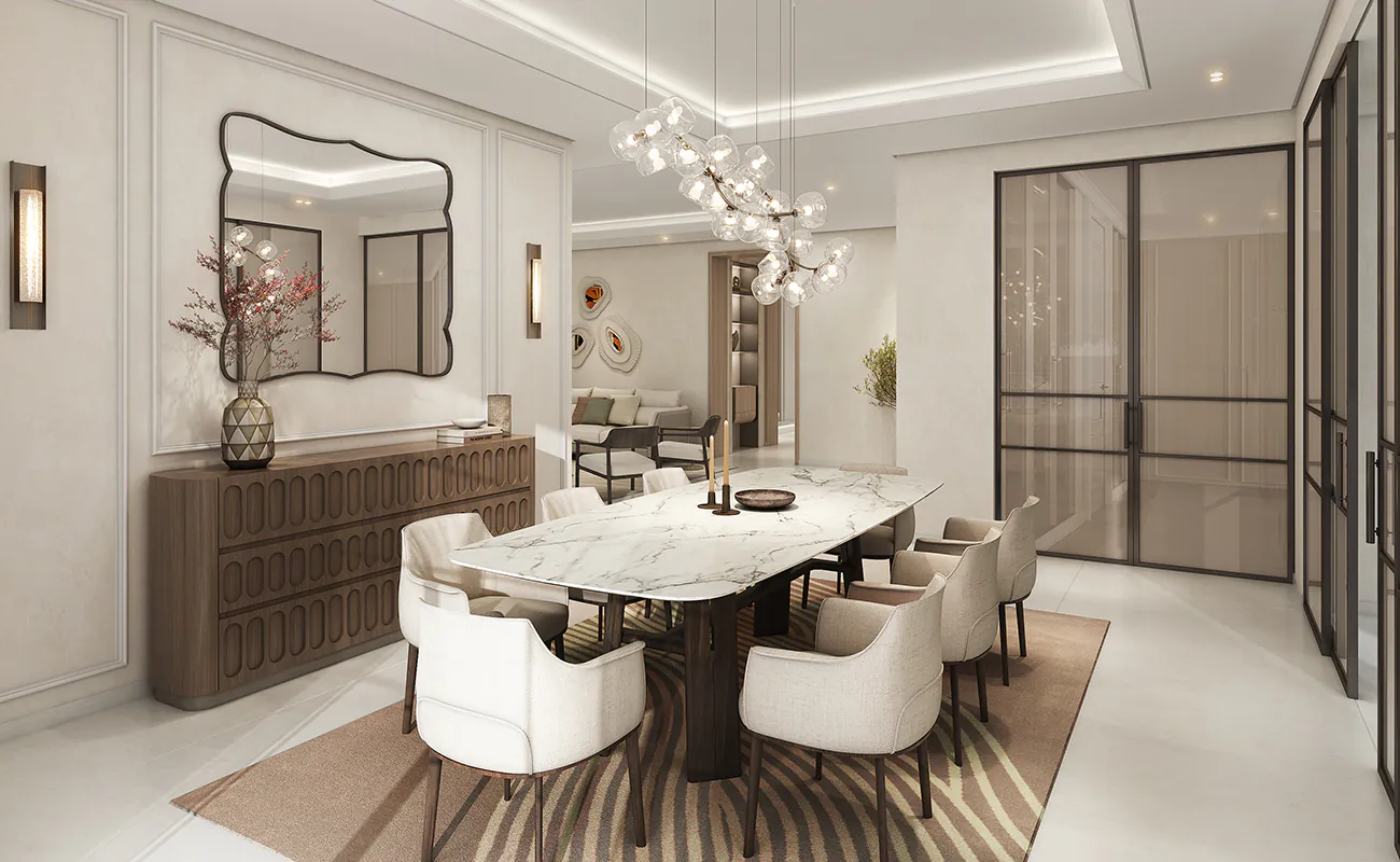 Luxury family villa upgrade in Arabian Ranches community | Elementa Interior Design Dubai