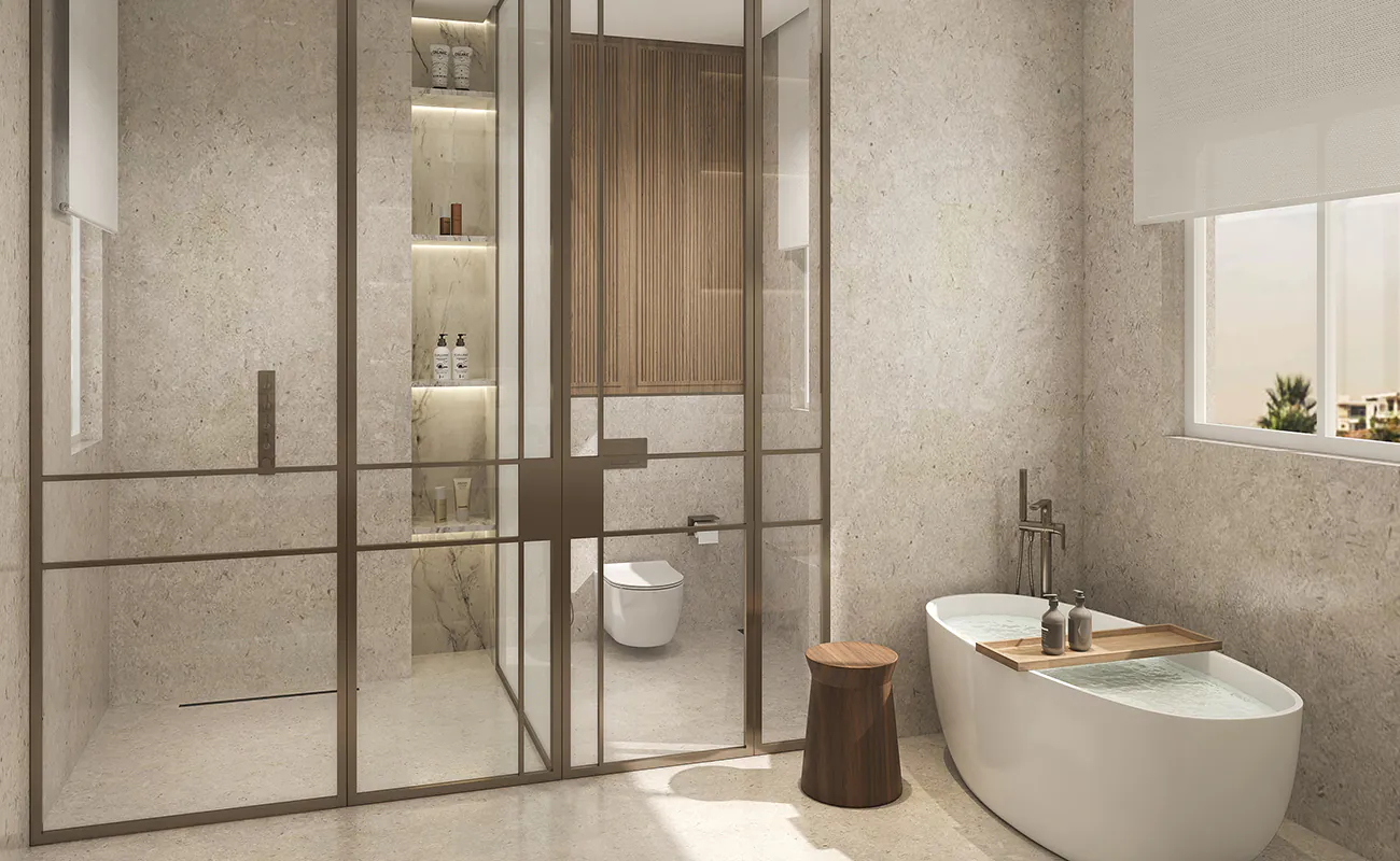 Contemporary haven: Luxury transformation of a family villa in Arabian Ranches | Elementa Interior Design Dubai
