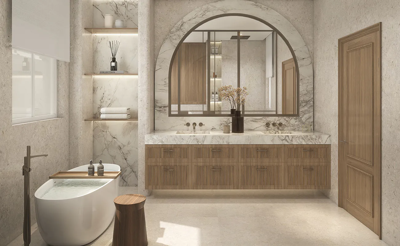 Contemporary haven: Luxury transformation of a family villa in Arabian Ranches | Elementa Interior Design Dubai
