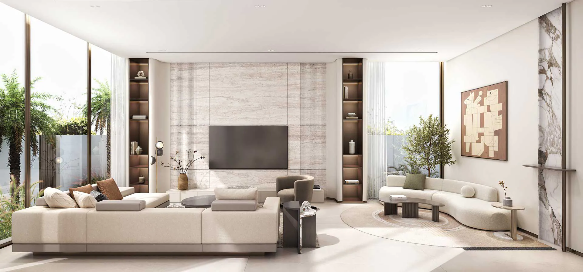 Stylish statements: Elegant interior design and styling in a Nad Al Sheba villa | Elementa Interior Design Dubai