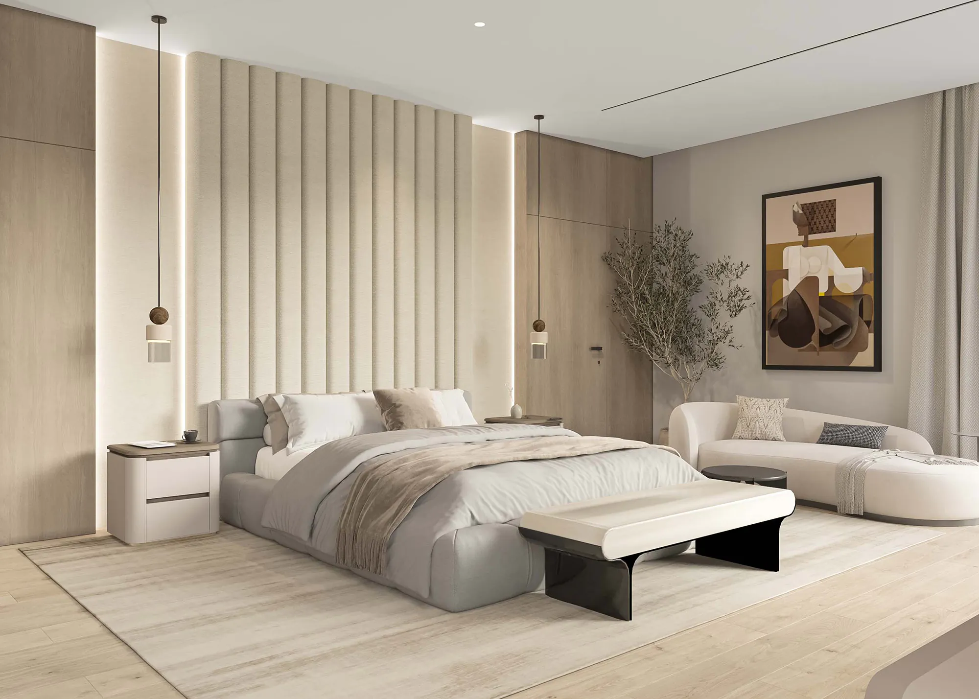 masterbathroom-02v1 Timeless modernity: Complete redesign and styling of an Emirates Hills villa | Elementa Interior Design Dubai